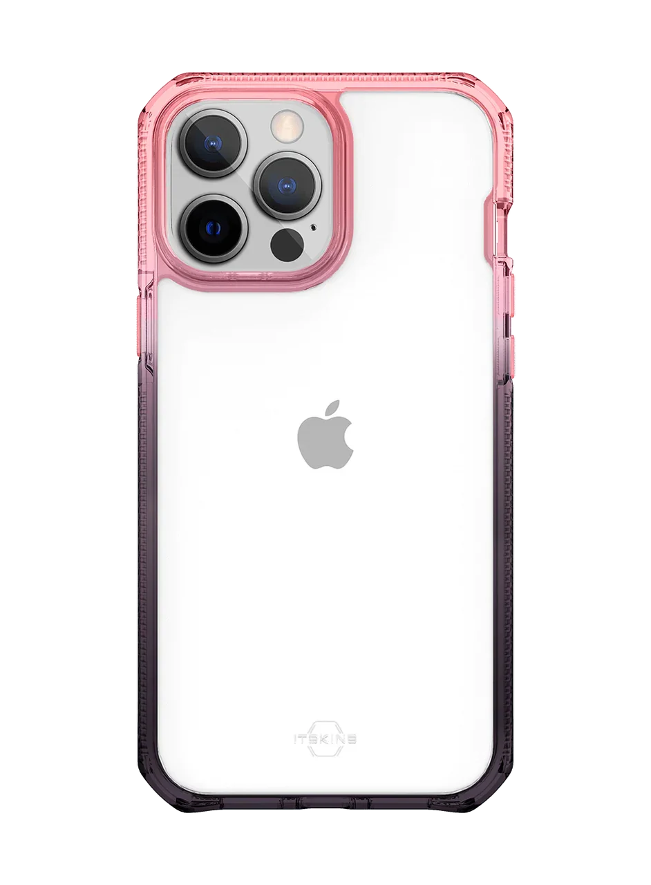 iPhone 13 Pro Itskins Supreme Prism Cover - Light Pink And Grey