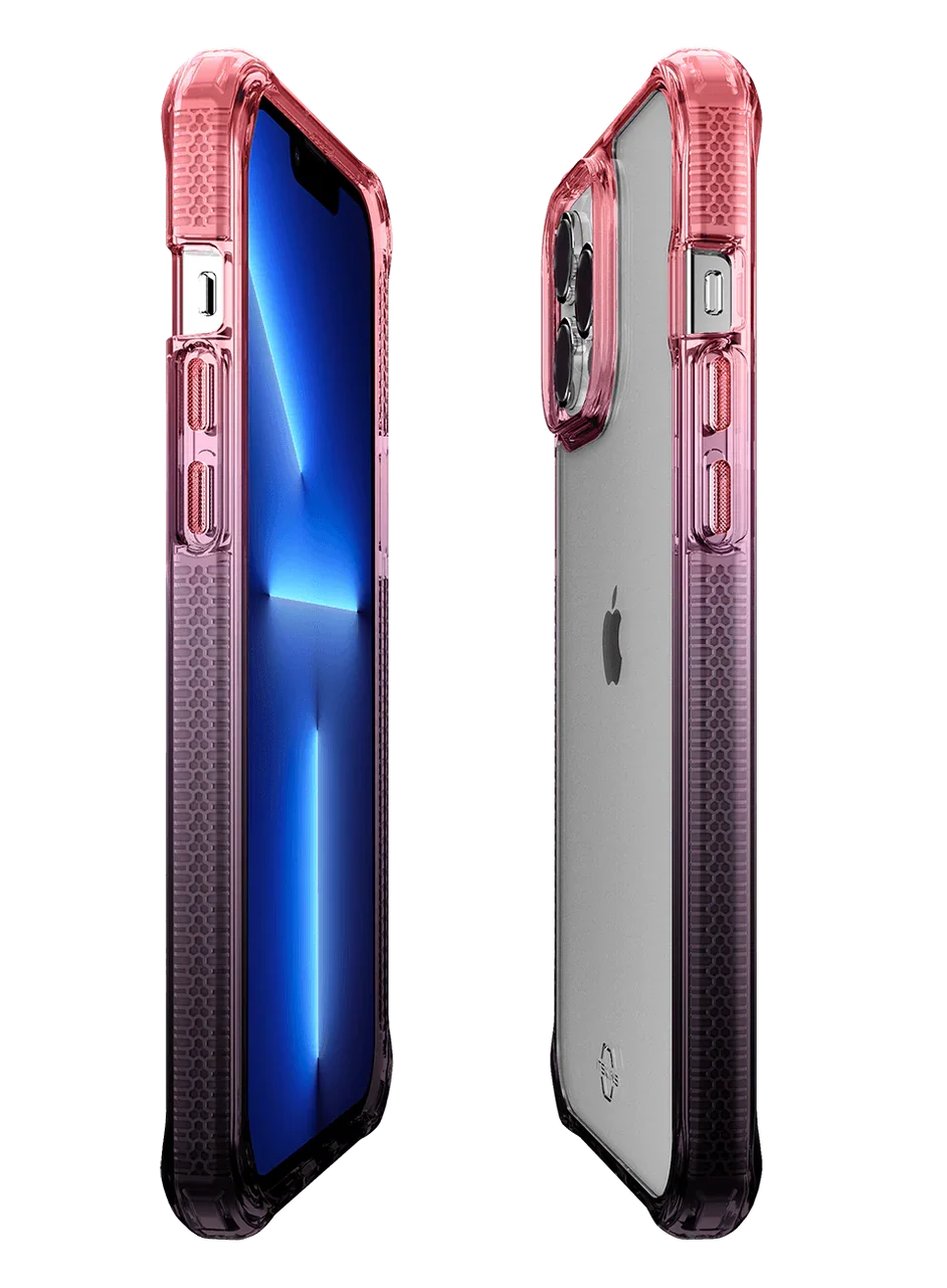iPhone 13 Pro Itskins Supreme Prism Cover - Light Pink And Grey