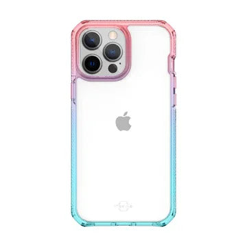 iPhone 13 Pro Itskins Supreme Prism Cover - Light Pink And Light Blue