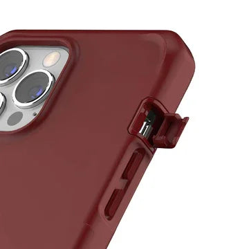 iPhone 13 Pro Itskins Supreme Solid Cover - Burgandy Red