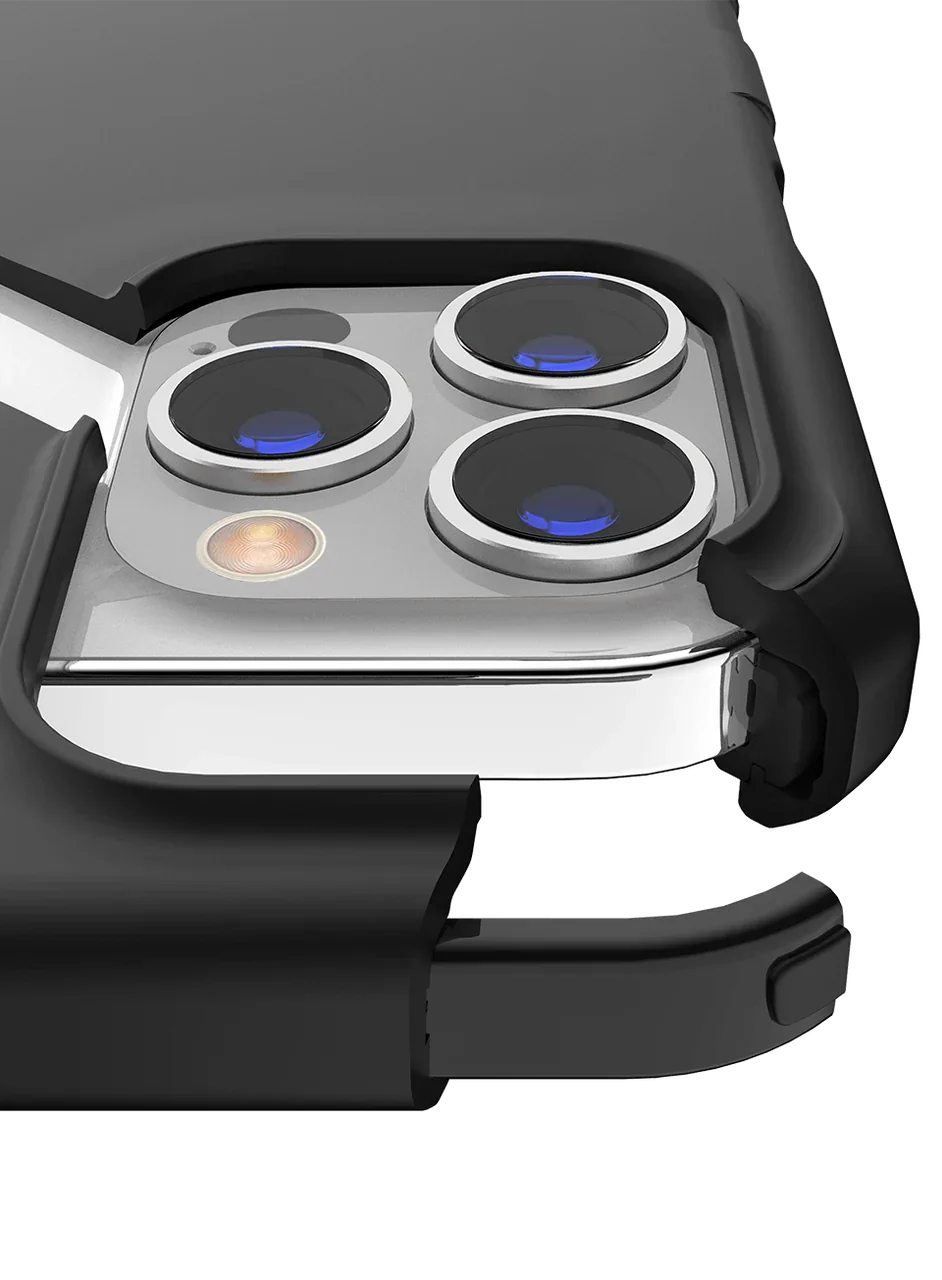 iPhone 13 Pro Itskins Supreme Solid Cover - Charcoal Black