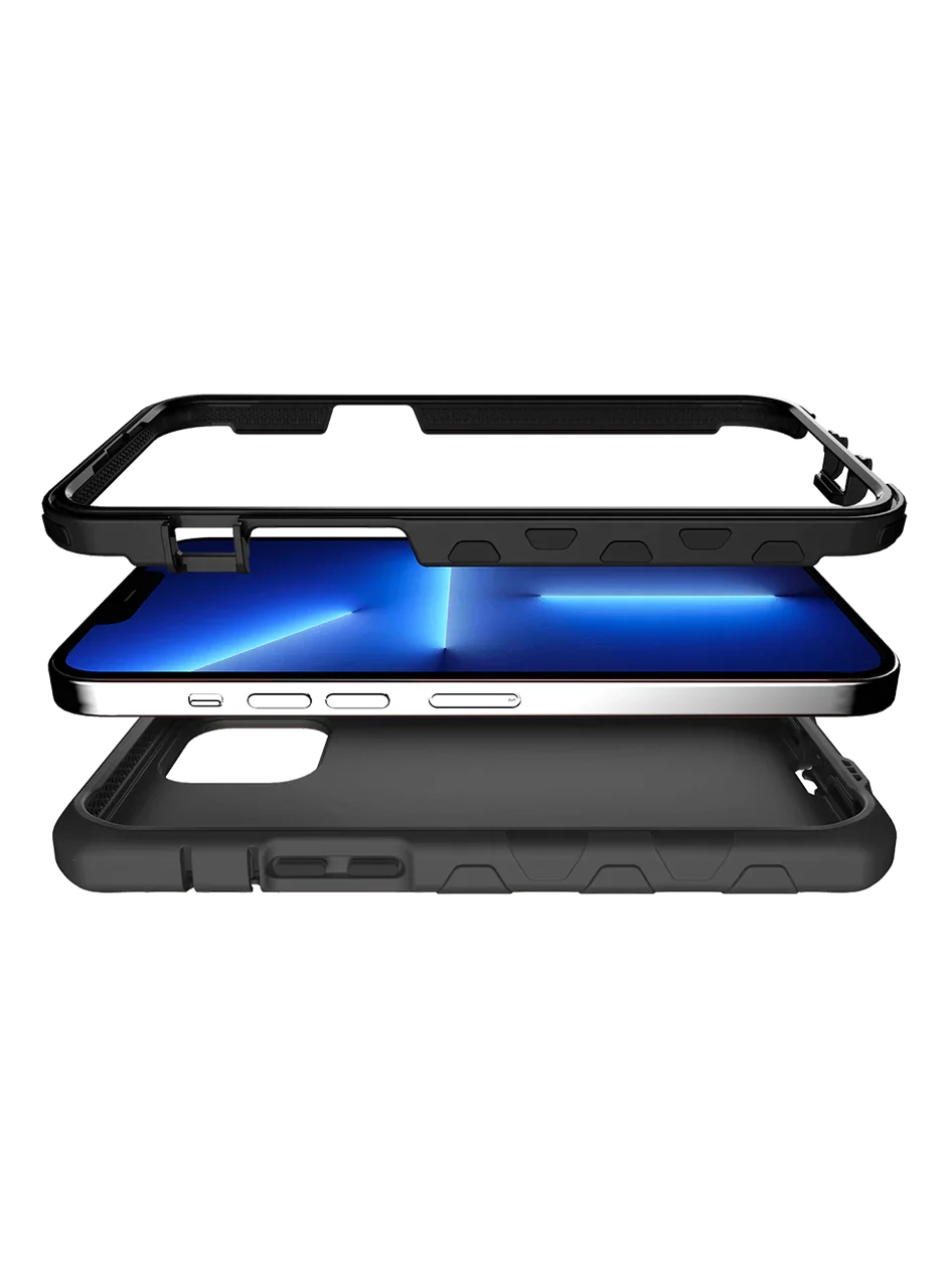 iPhone 13 Pro Itskins Supreme Solid Cover - Charcoal Black