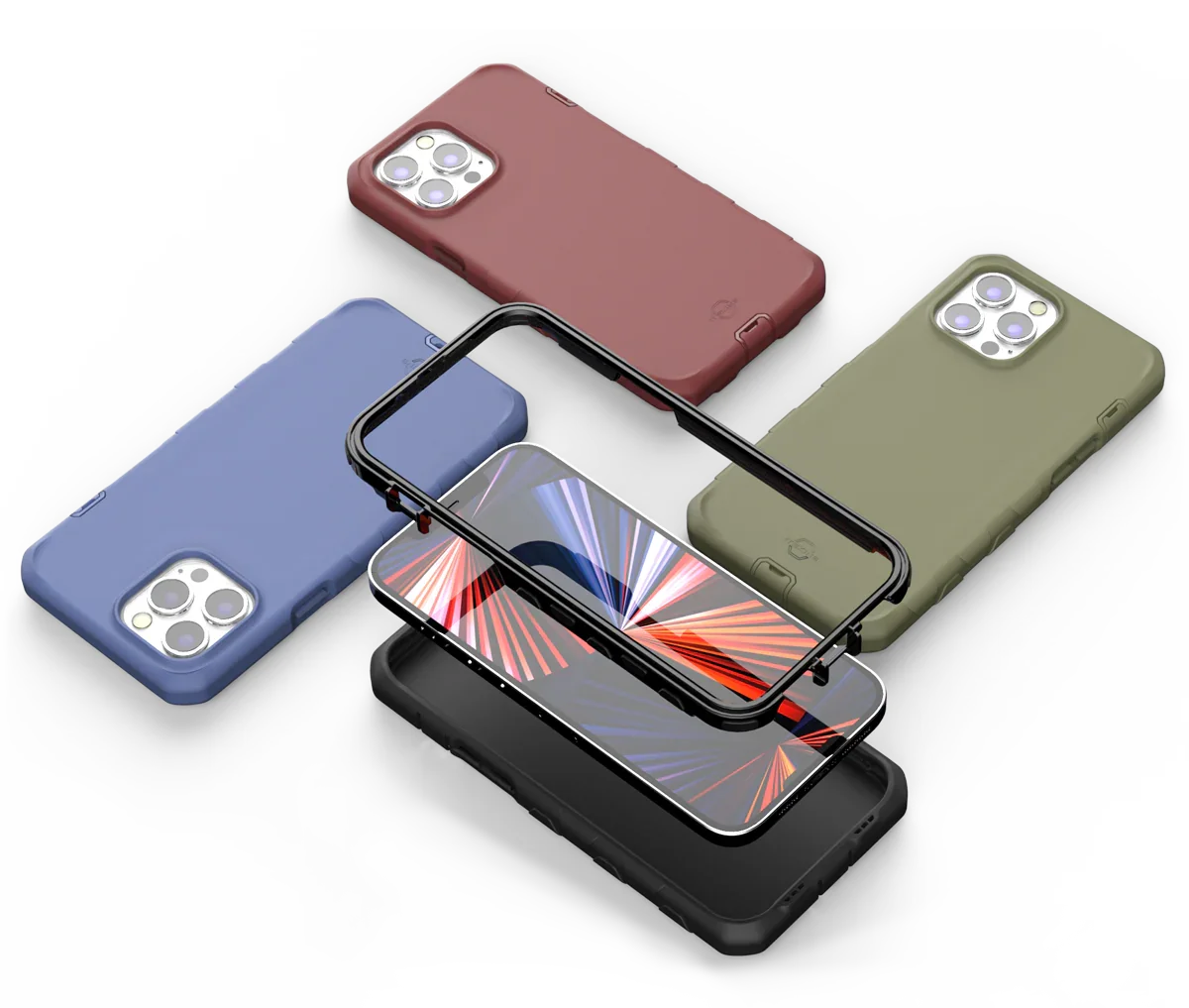 iPhone 13 Pro Itskins Supreme Solid Cover - Olive Green