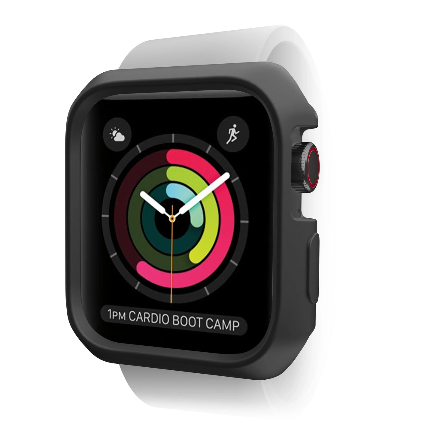 Apple Watch 40/41mm Itskins Spectrum Metal Case - Black + Clear 2 Pcs