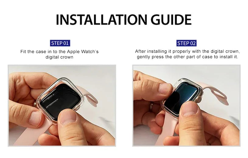 Apple Watch 44/45mm Araree Nukin Bumper Case - Clear