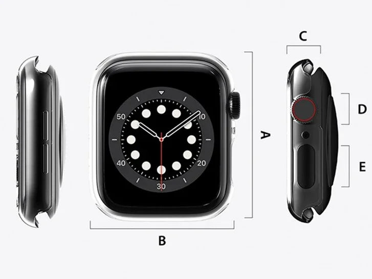 Apple Watch 44/45mm Araree Nukin Bumper Case - Clear