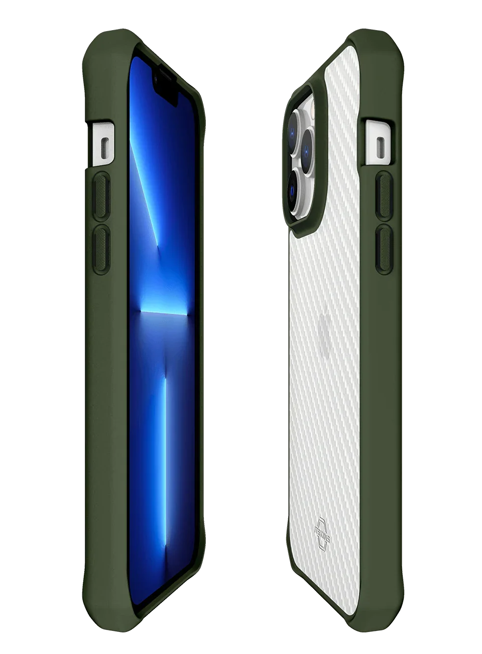 iPhone 14 Pro Max Itskins Hybrid Tek Case - Olive Green