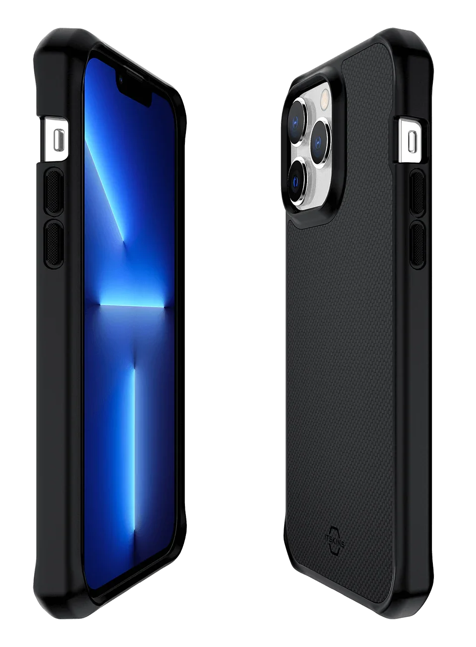 iPhone 14 Pro Max Itskins Ballistic Carbon Magsafe Case - Black