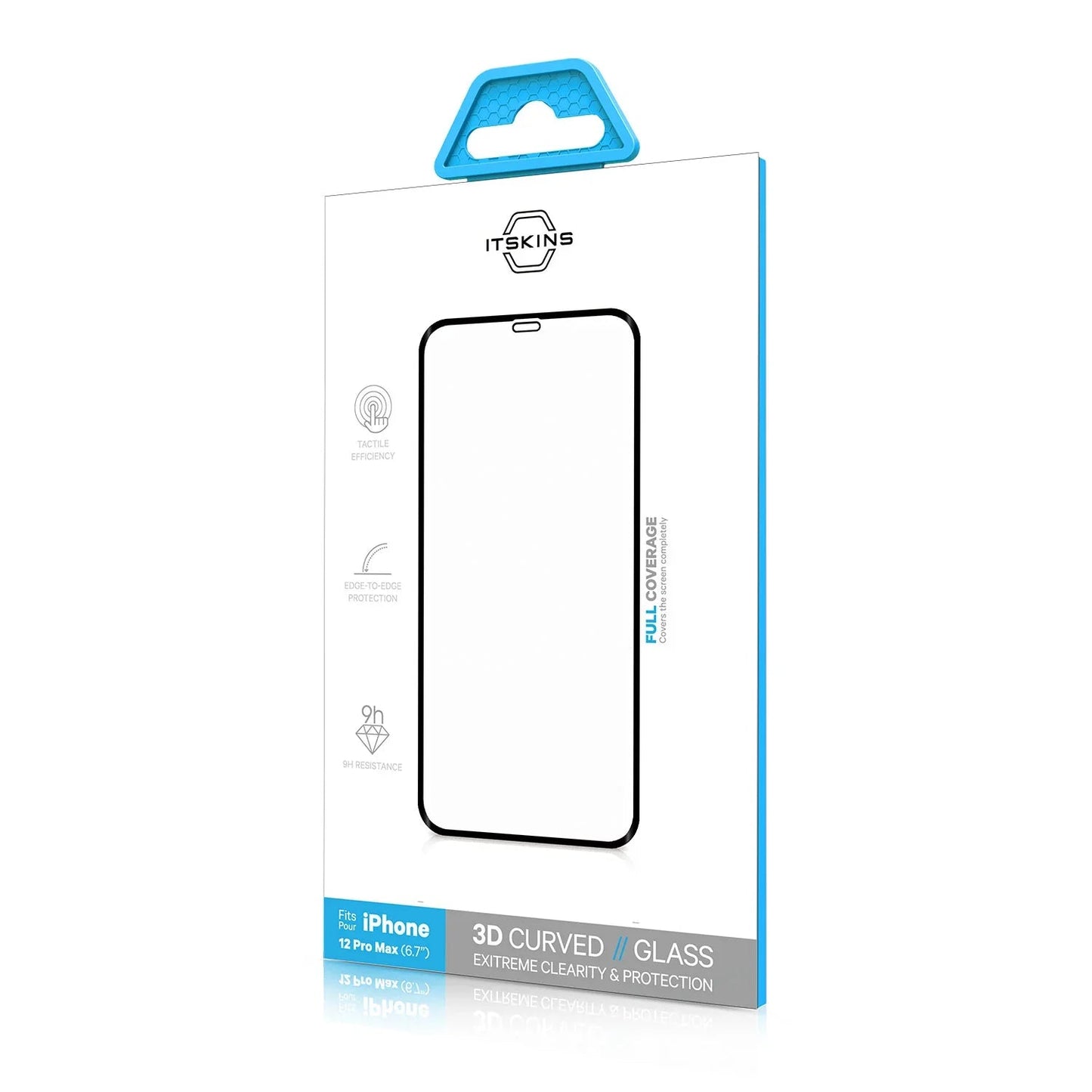 iPhone 12 Pro Max Itskins Hexoglass Screen Protector - Clear