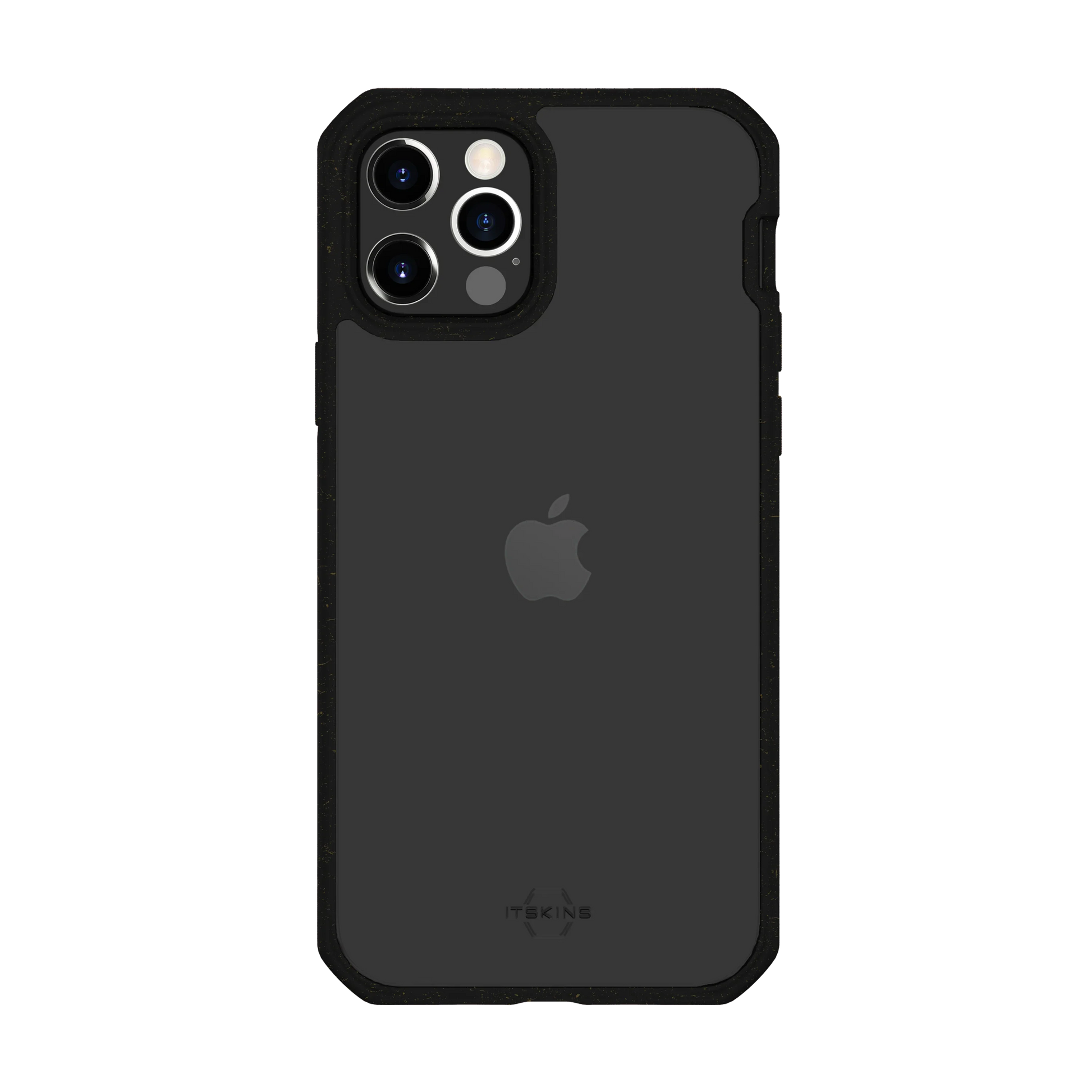 Itskins Feroniabio Pure iPhone 12 Pro Max Case - Black And Transparent
