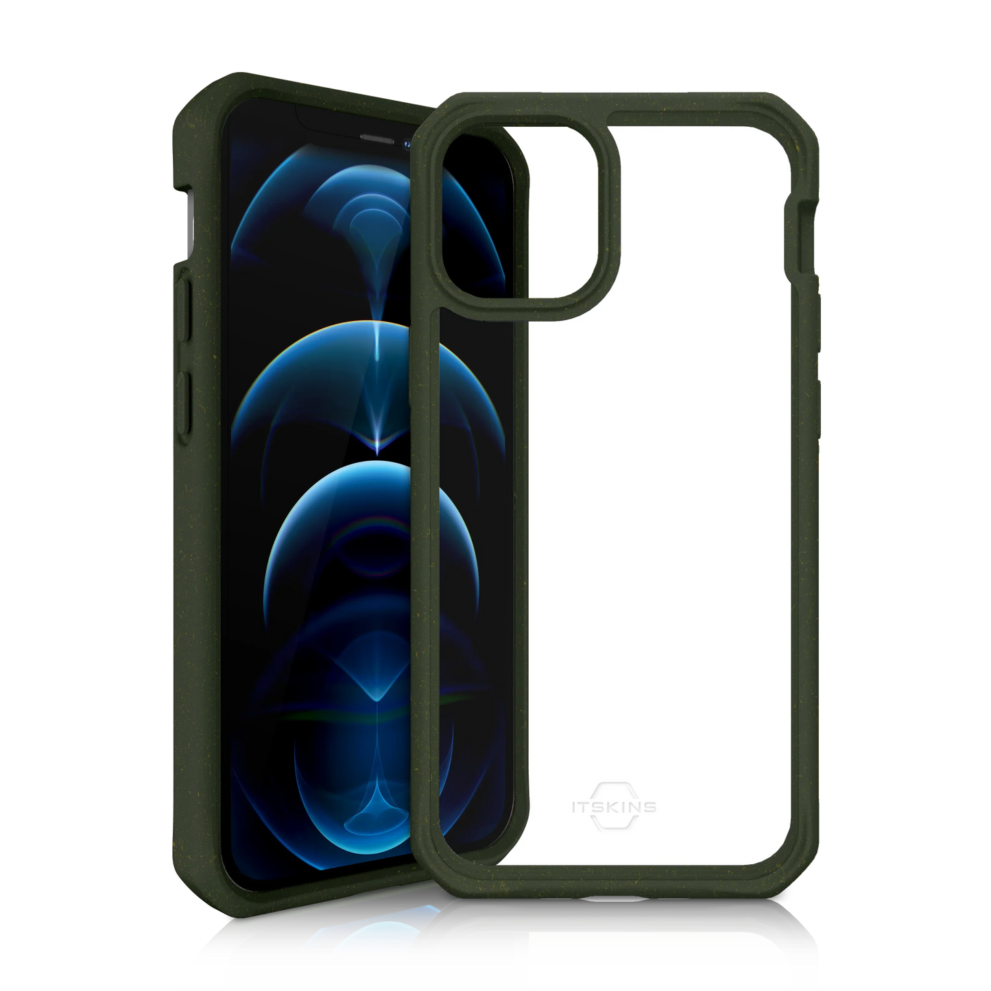 iPhone 12 Pro Max Itskins Feroniabio Pure Case - Kaki