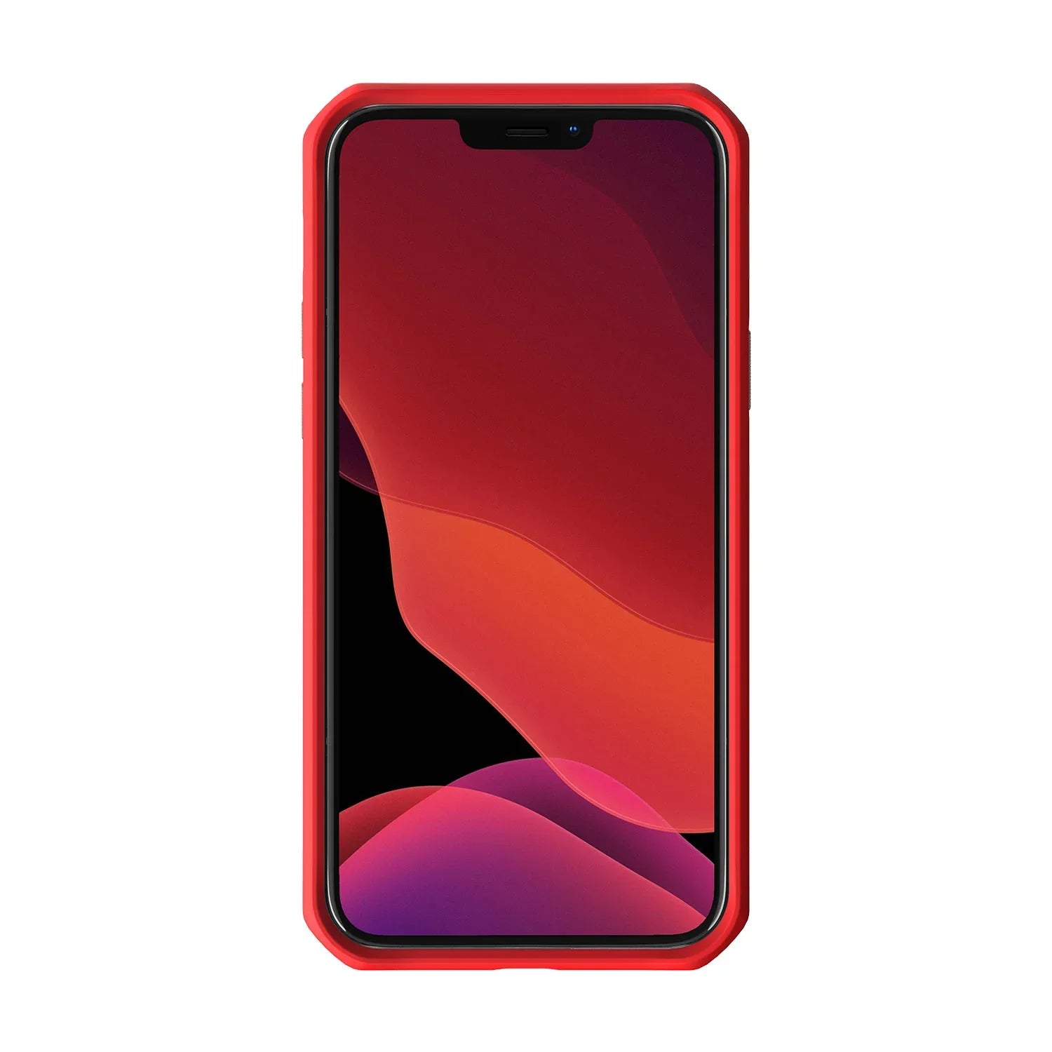 Itskins Hybrid Tek iPhone 12 Pro Max Case - Red And Transparent