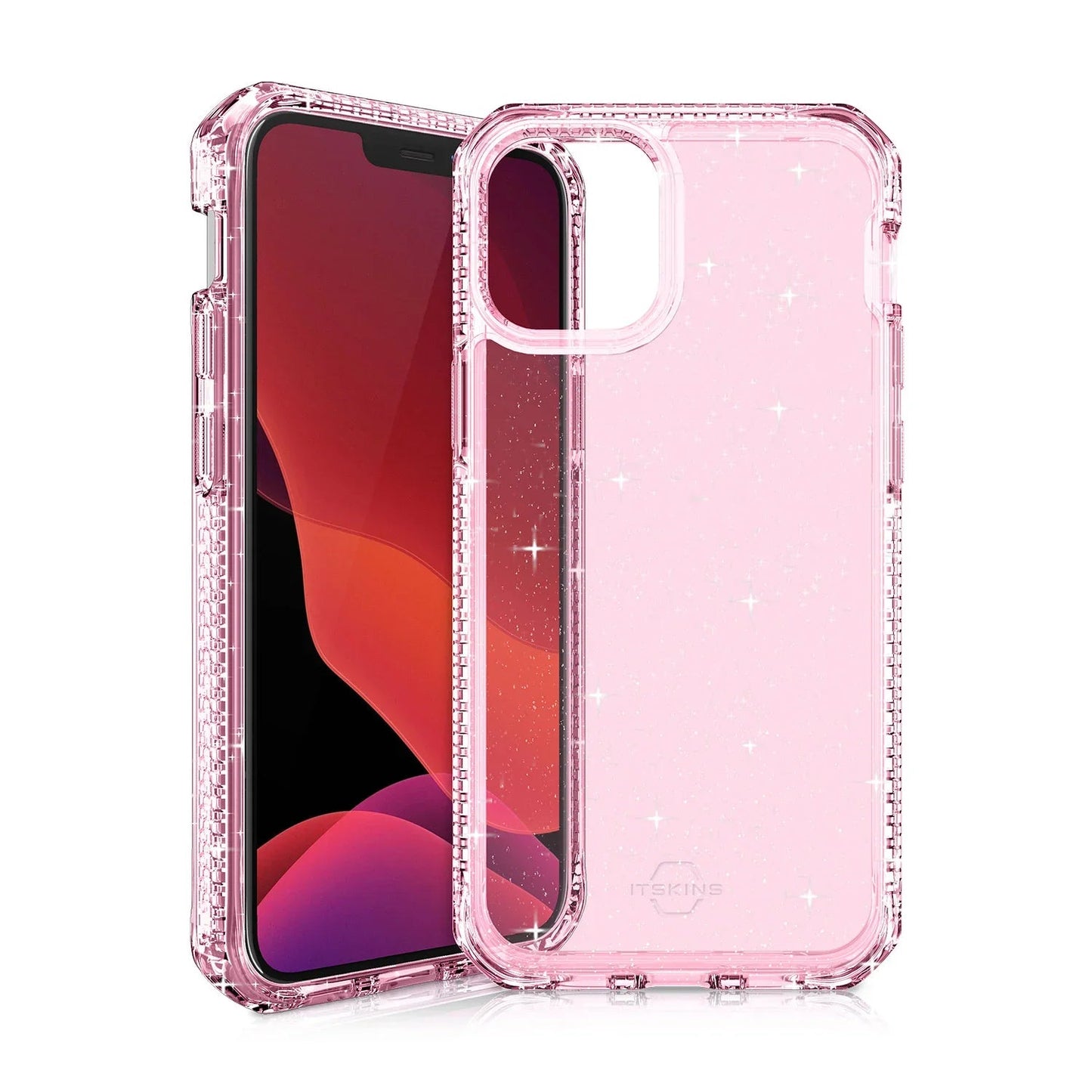 iPhone 12 Pro Max Itskins Hybrid Spark Cover - Pink