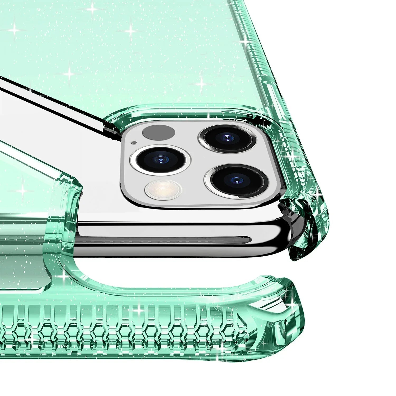 iPhone 12 Pro Max Itskins Hybrid Spark Cover - Tiffany Green