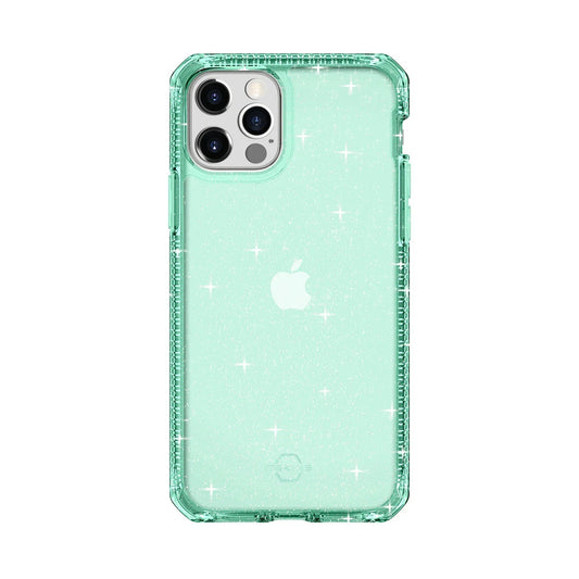 iPhone 12 Pro Max Itskins Hybrid Spark Cover - Tiffany Green