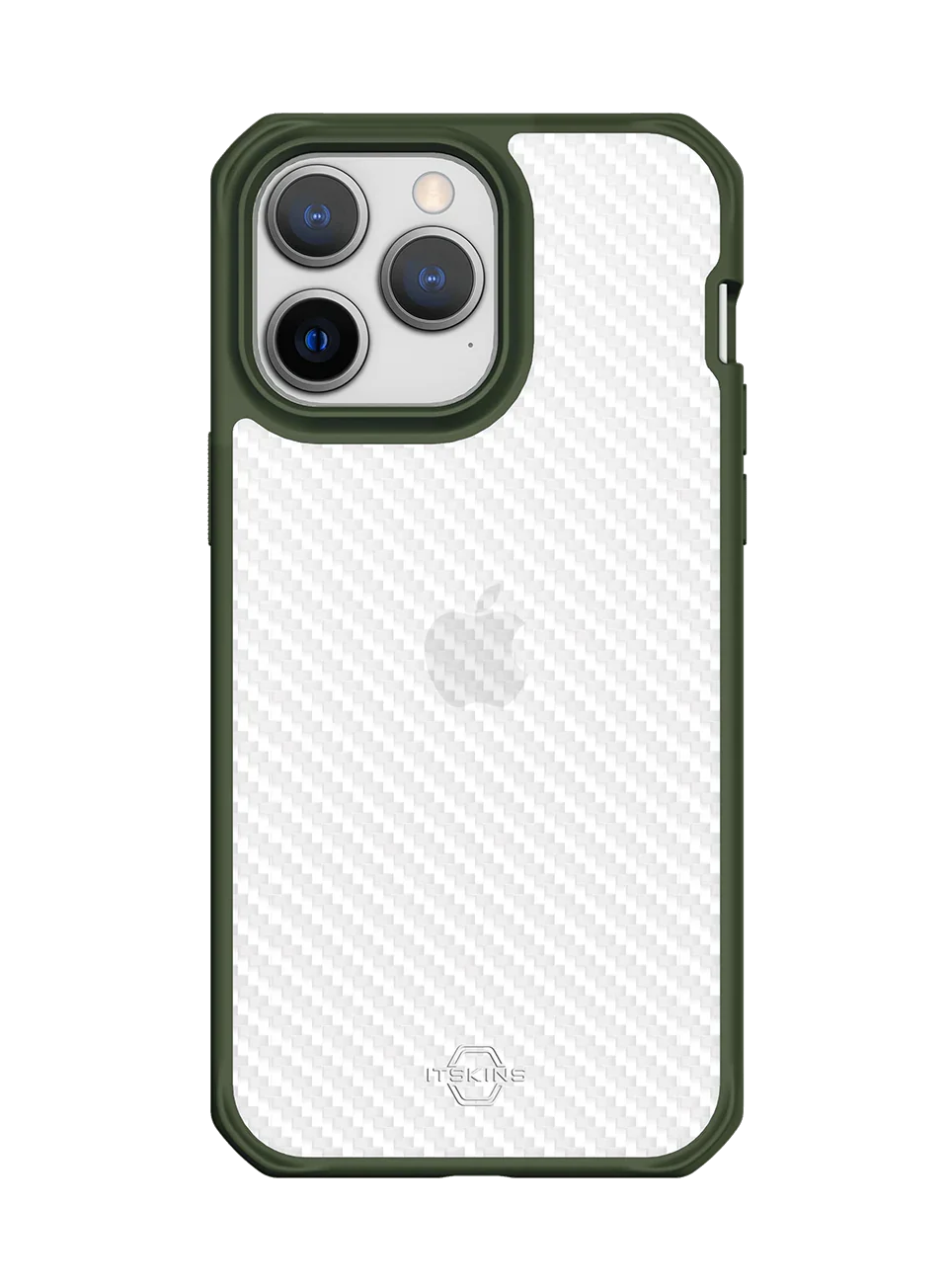 iPhone 14 Pro Itskins Hybrid Tek Case - Olive Green