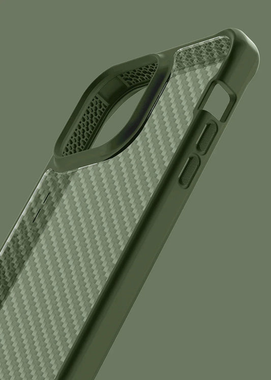 iPhone 14 Pro Itskins Hybrid Tek Case - Olive Green