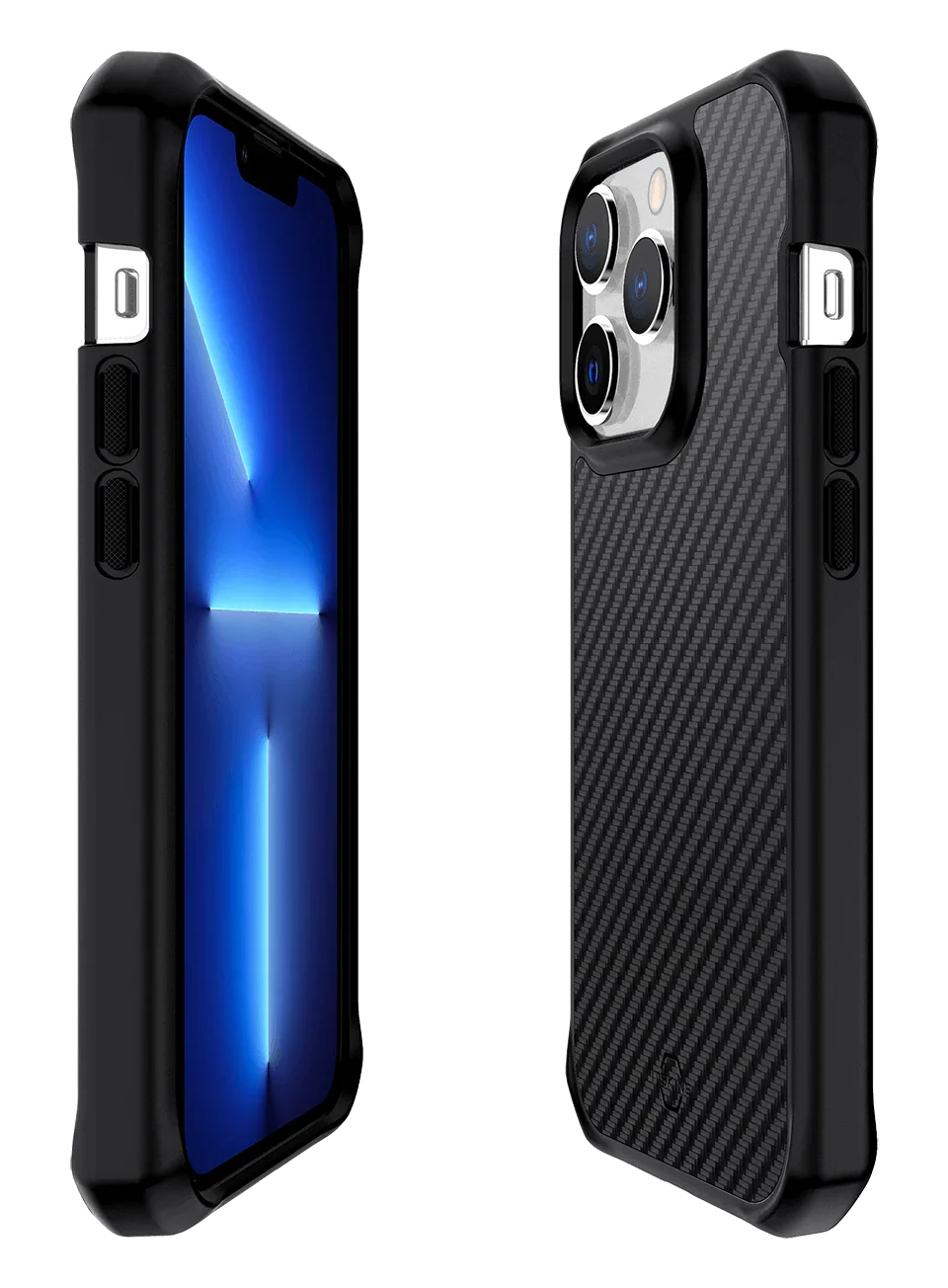 iPhone 14 Pro Itskins Ballistic Carbon Magsafe Case - Black