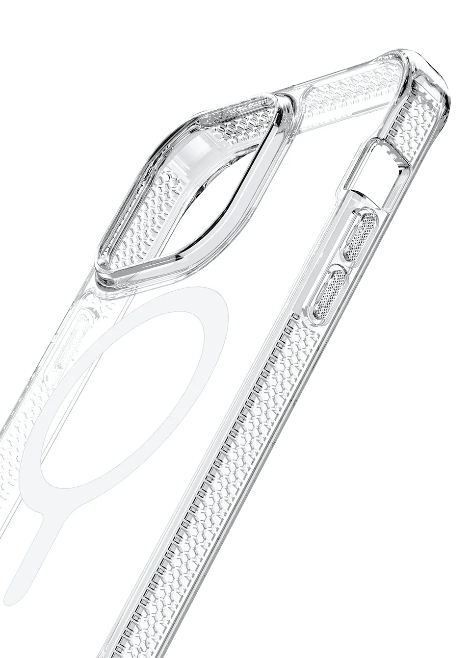 iPhone 14 Pro Itskins Hybrid Clear Magsafe Case - Transparent