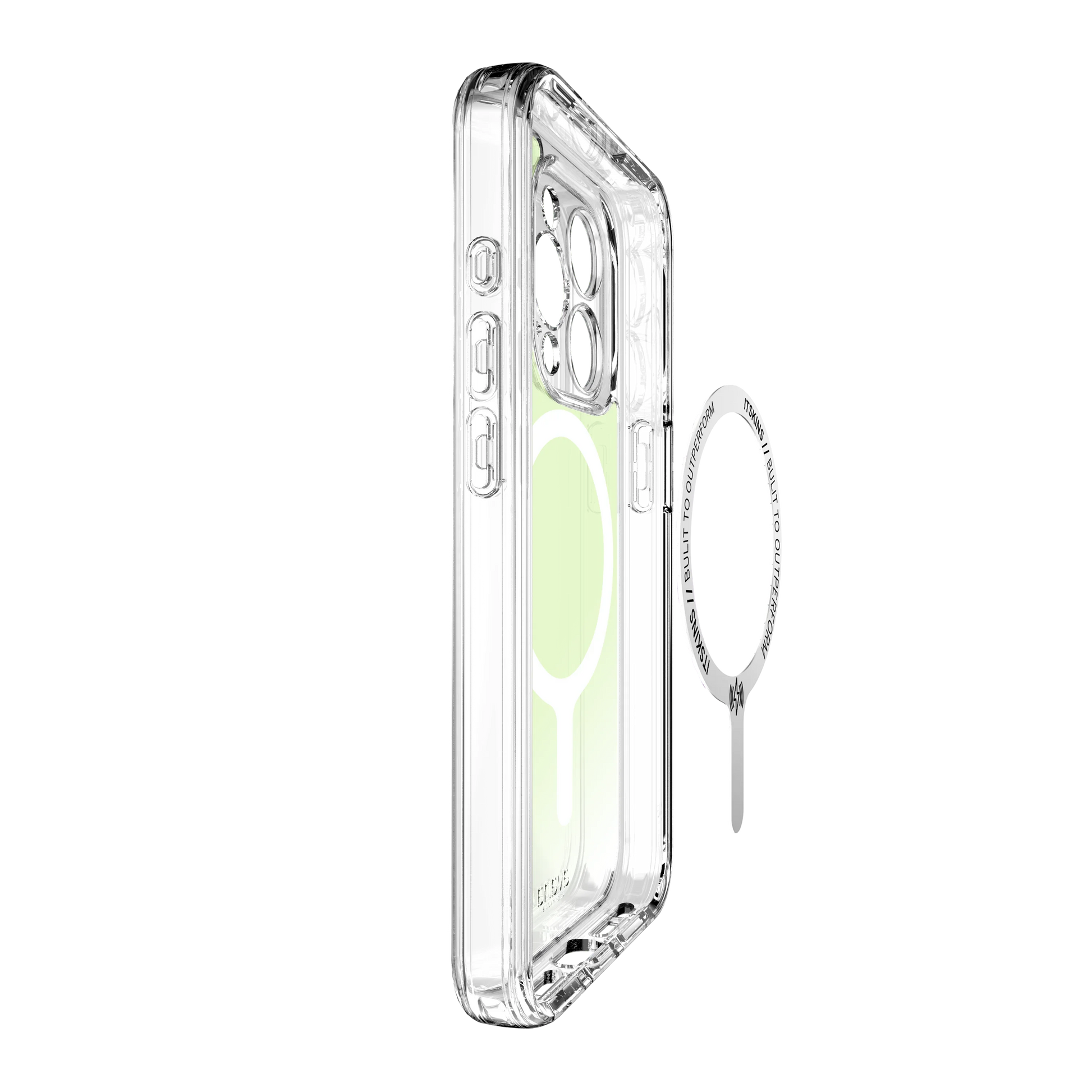 iPhone 15 Pro Max Itskins Avana Cosmic Magsafe Case - Cosmic Green
