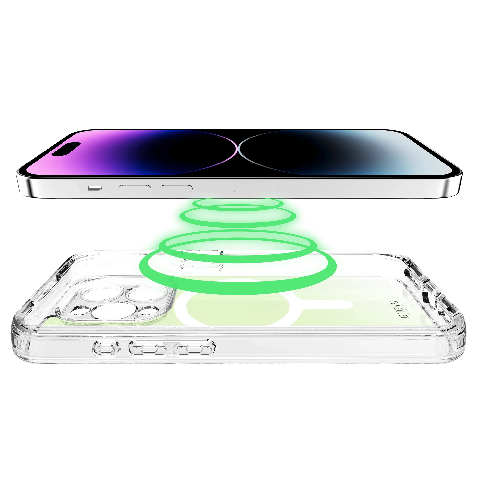 iPhone 15 Pro Max Itskins Avana Cosmic Magsafe Case - Cosmic Green