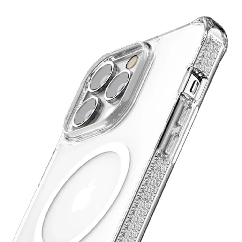 iPhone 15 Pro Max Itskins Hybrid Clear Magsafe Case - Transparent