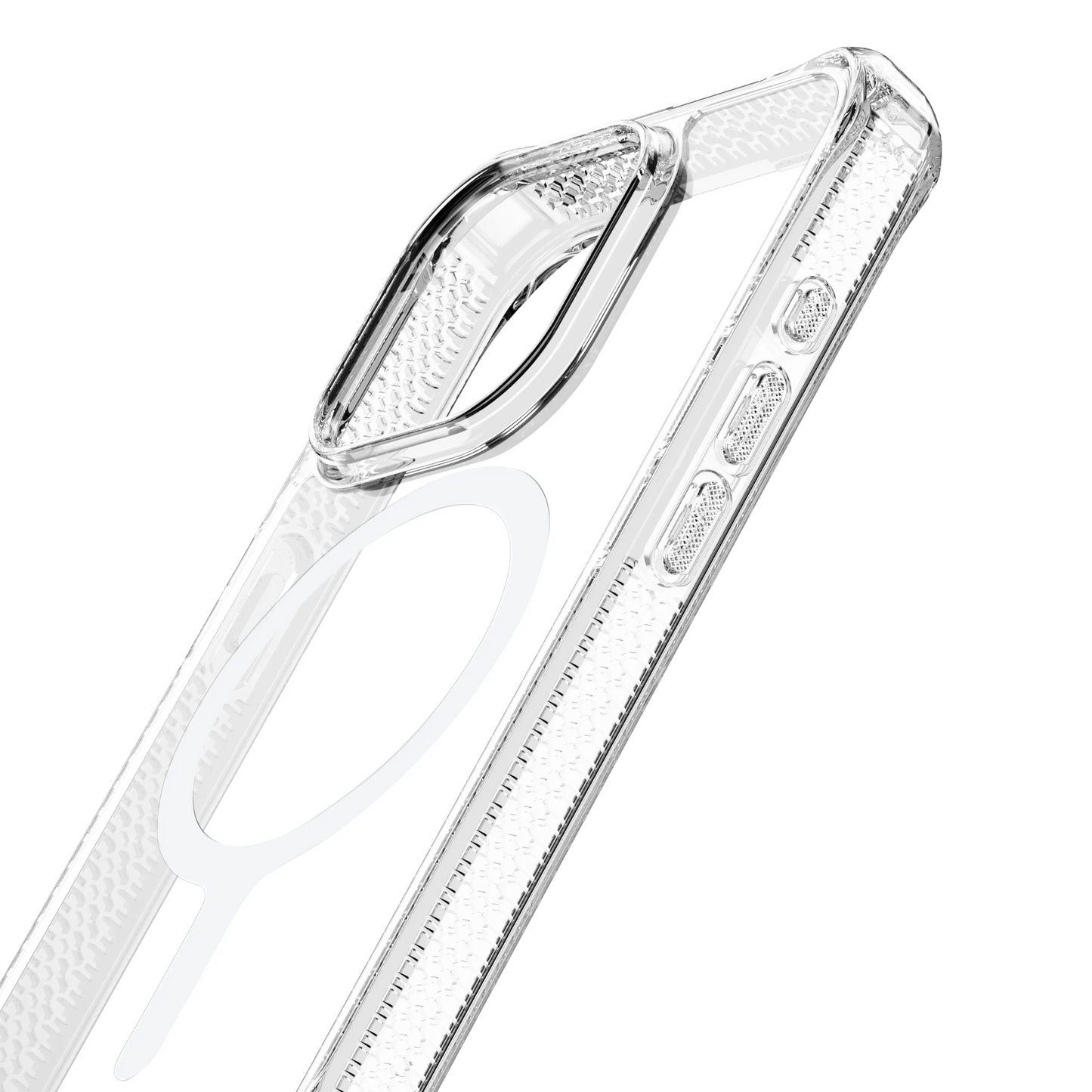 iPhone 15 Pro Max Itskins Hybrid Clear Magsafe Case - Transparent