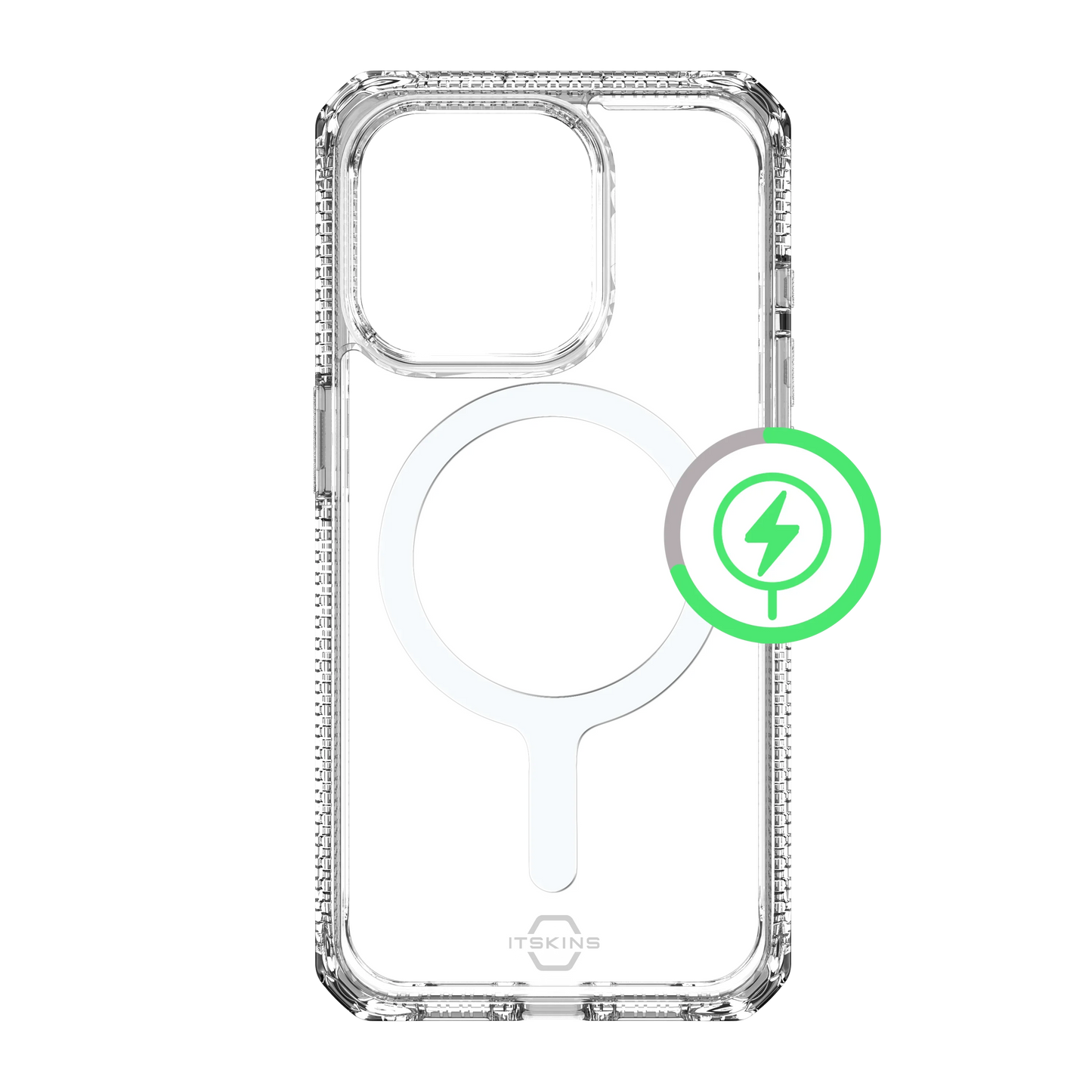 iPhone 15 Pro Max Itskins Hybrid Clear Magsafe Case - Transparent