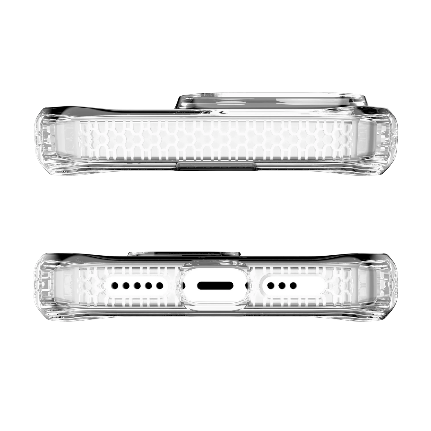 iPhone 15 Pro Max Itskins Hybrid Clear Magsafe Case - Transparent