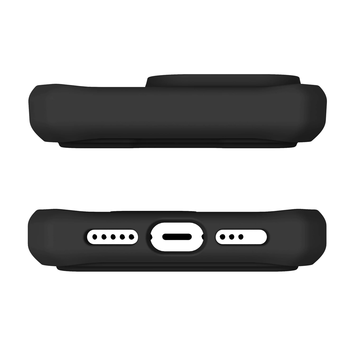 iPhone 15 Pro Max Itskins Hybrid Magfolio Leather Case - Black