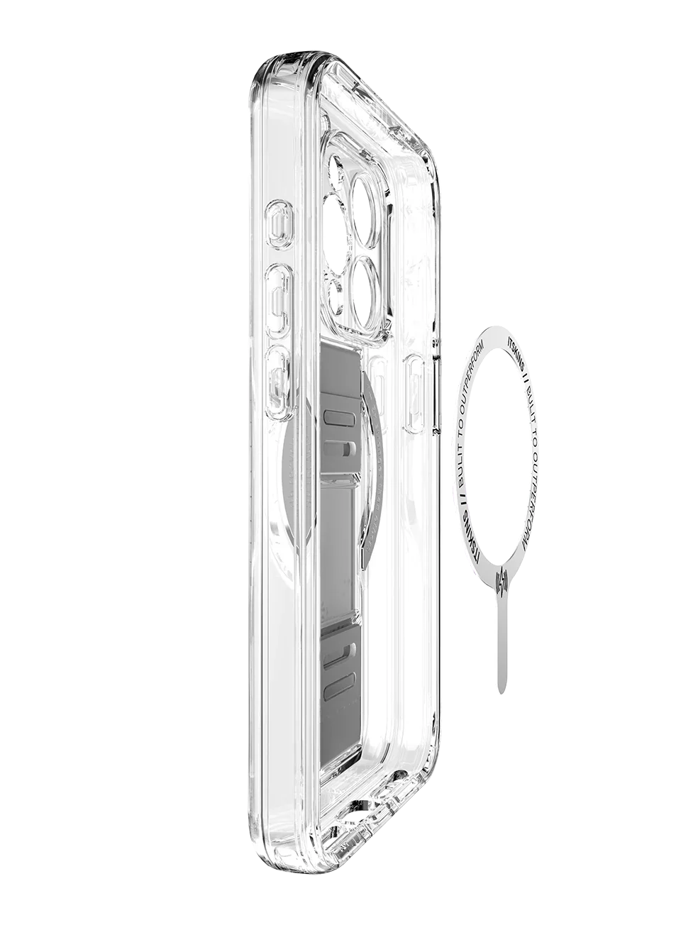 iPhone 15 Pro Itskins Avana Grip-It Magsafe Cover - Clear