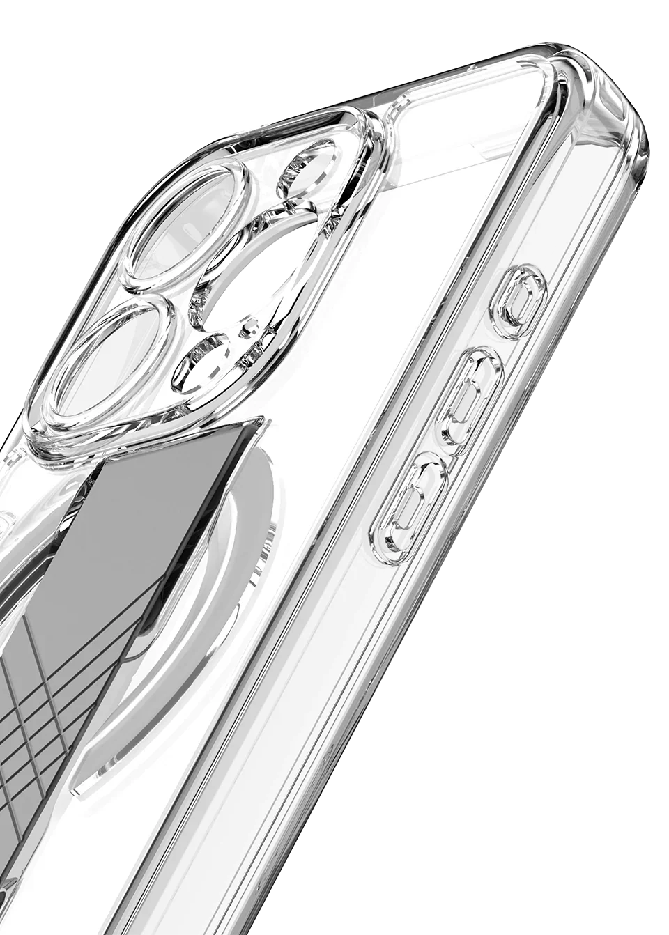 iPhone 15 Pro Itskins Avana Grip-It Magsafe Cover - Clear