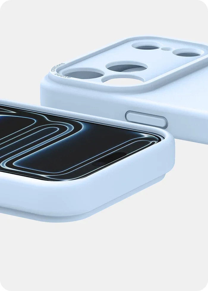 iPhone 17 Pro, Itskins Avana Velvet Magsafe Case, Velvet Sky