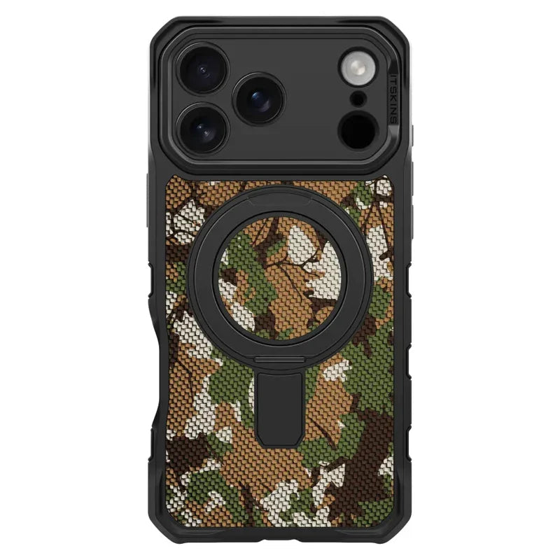 iPhone 17 Pro Max, Itskins Supreme Magsafe Stand Case, Camouflage