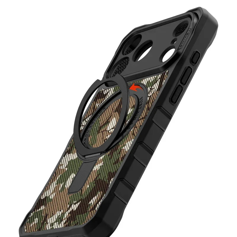 iPhone 17 Pro Max, Itskins Supreme Magsafe Stand Case, Camouflage