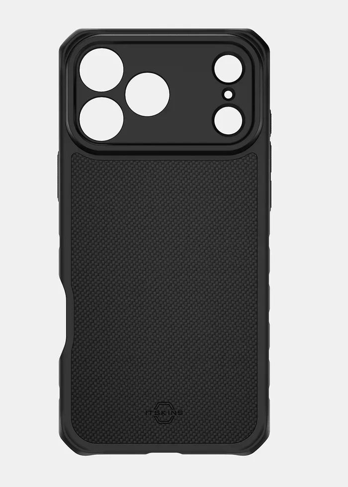 iPhone 17 Pro, Itskins Hybrid Nylon Magsafe Case, Black