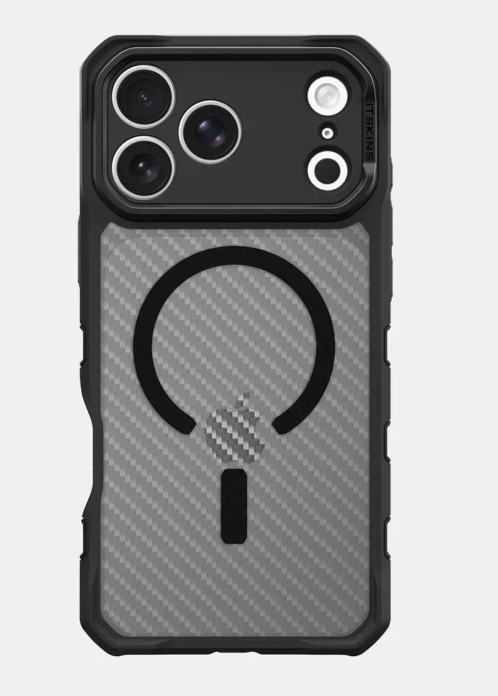 iPhone 17 Pro, Itskins Supreme Tek Magsafe Stand Case, Black