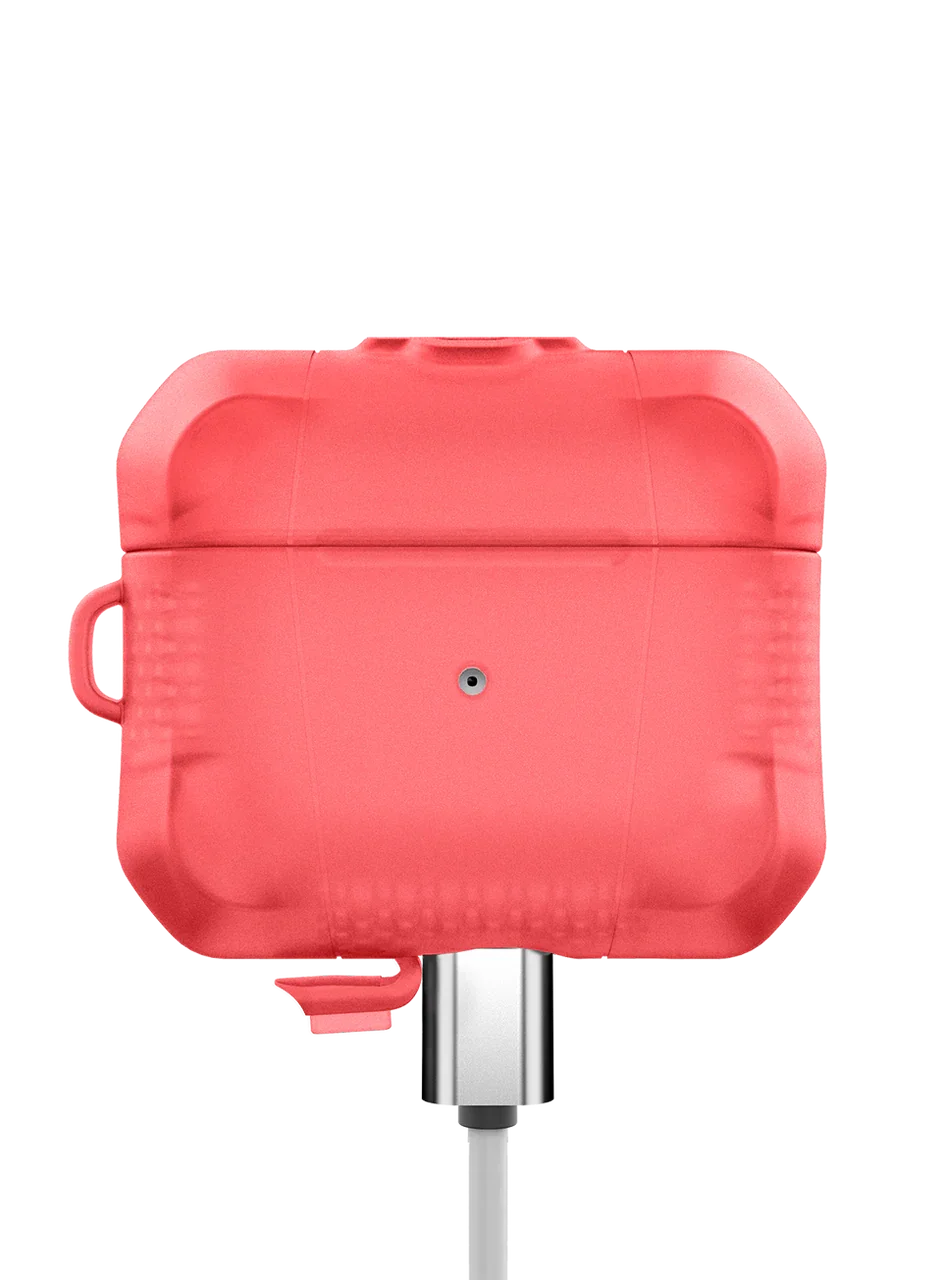 Airpods 3 Itskins Spectrum Frost Series Case - Coral
