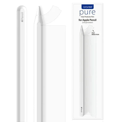 Araree Pure Clear Protector Film For Apple Pencil 2nd Gen - Clear Matte Finish