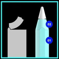 Araree Pure Clear Protector Film For Apple Pencil 2nd Gen - Clear Matte Finish