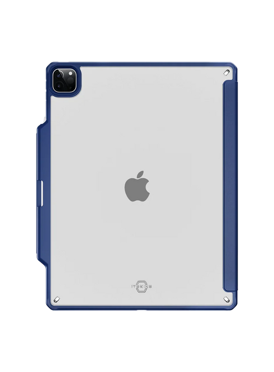 Itskins Hybrid Solid Folio Case iPad Pro 12.9 (5th & 6th Gen.) - Navy Blue