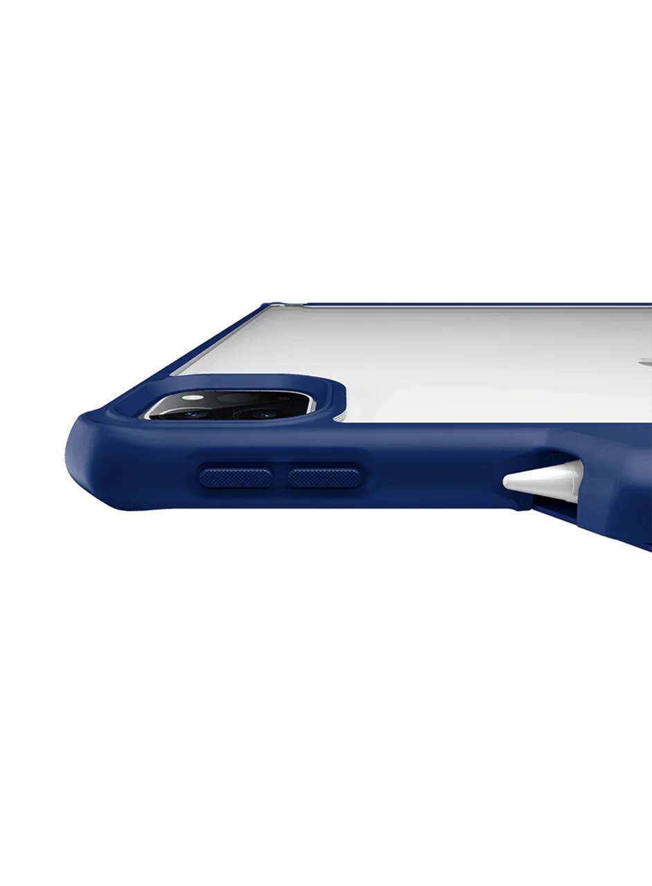 Itskins Hybrid Solid Folio Case iPad Pro 12.9 (5th & 6th Gen.) - Navy Blue