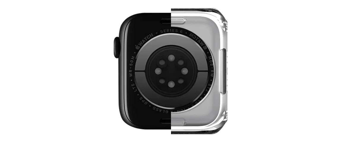 Apple Watch 40/41mm  Itskins Spectrum Combo Belt And Case - Transparent