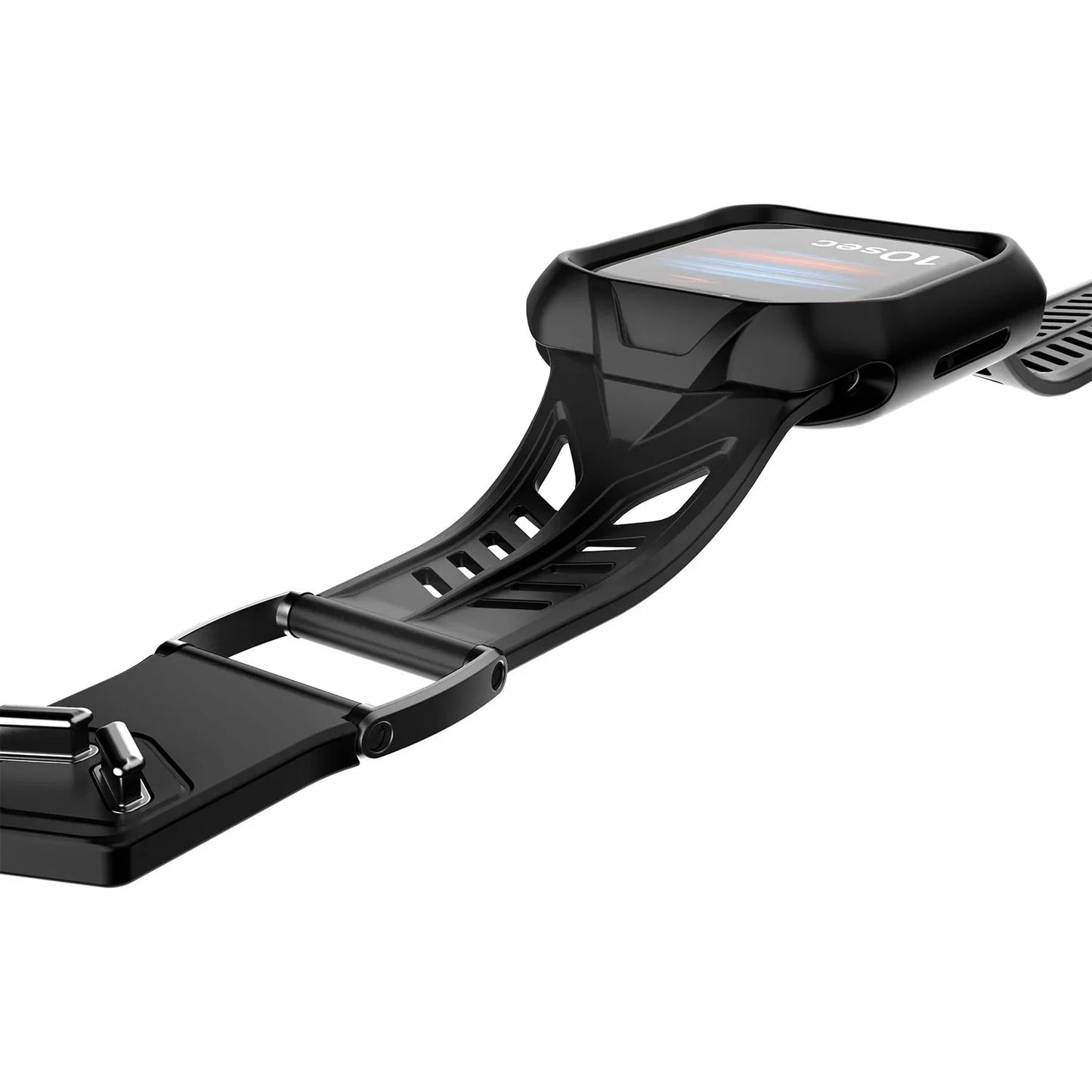 Apple Watch 42/44/45mm Itskins Spectrum Combo Belt And Case - Black