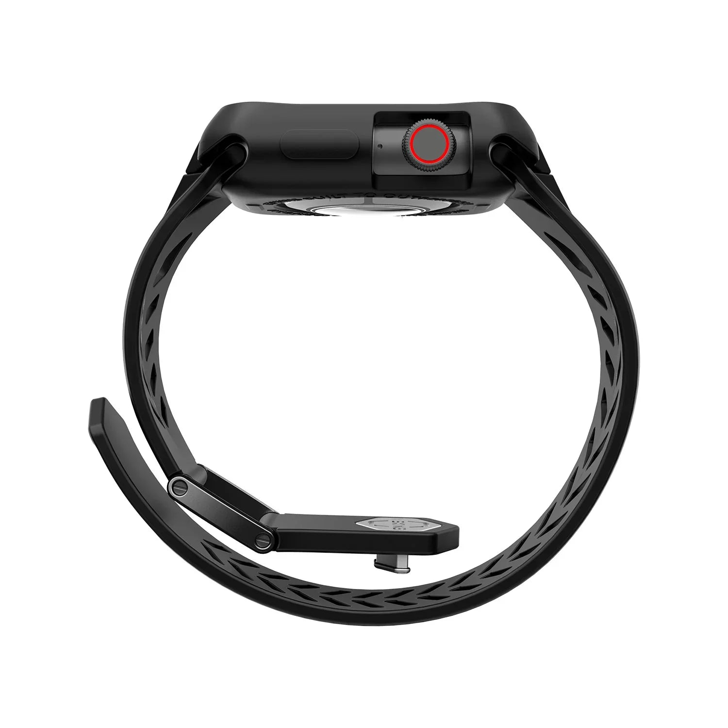 Apple Watch 42/44/45mm Itskins Spectrum Combo Belt And Case - Black