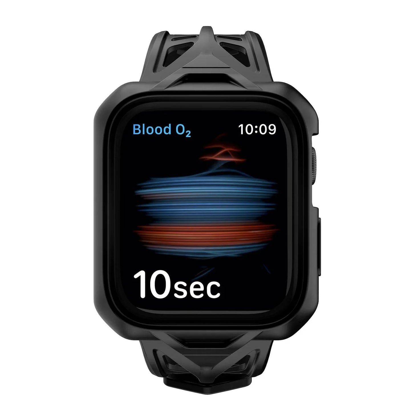 Apple Watch 42/44/45mm Itskins Spectrum Combo Belt And Case - Black