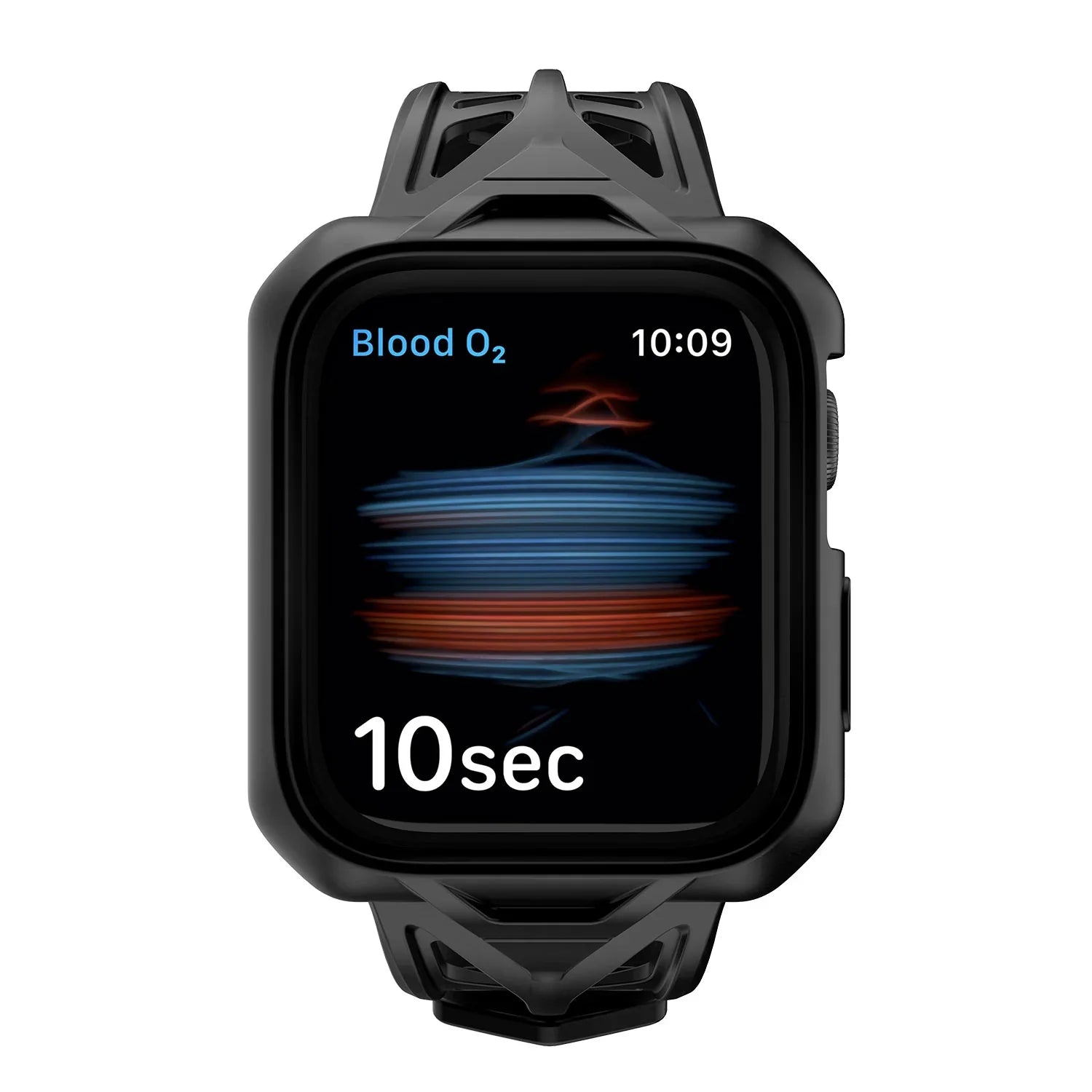 Apple Watch 42/44/45mm Itskins Spectrum Combo Belt And Case - Black