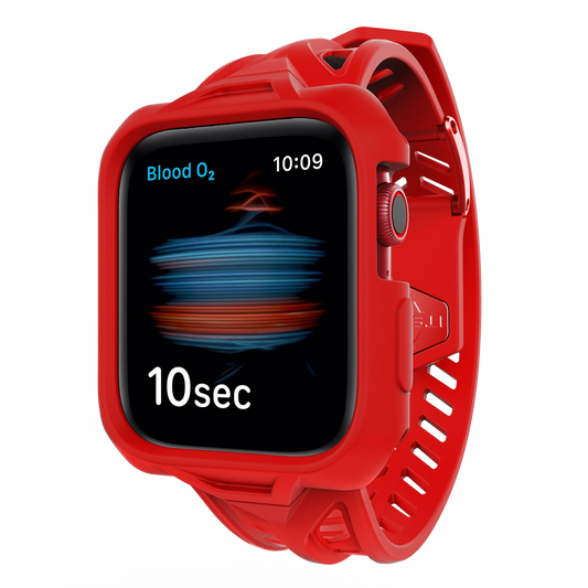 Apple Watch 42/44/45mm Itskins Spectrum Combo Belt And Case﻿﻿﻿﻿ - Red