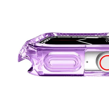 Apple Watch 44/45mm Itskins Spectrum Clear Case - Light Purple