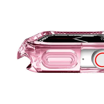 Apple Watch 44/45mm Itskins Spectrum Clear Case - Light Pink